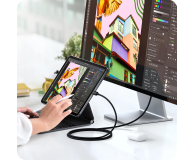Satechi Thunderbolt 5 USB-C USB-C 1m czarny - 1542917 - zdjęcie 3